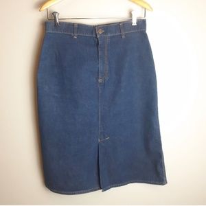 Vintage Levi's Plowboy A-line Denim Skirt